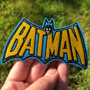Batman Old Skool Logo Patch