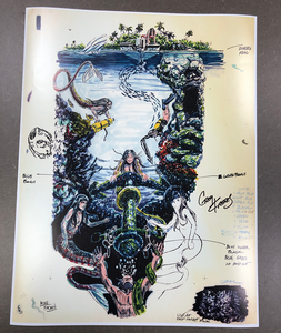 Fathom Pinball Playfield Concept Artwork Print (Signed & Limited to 250)