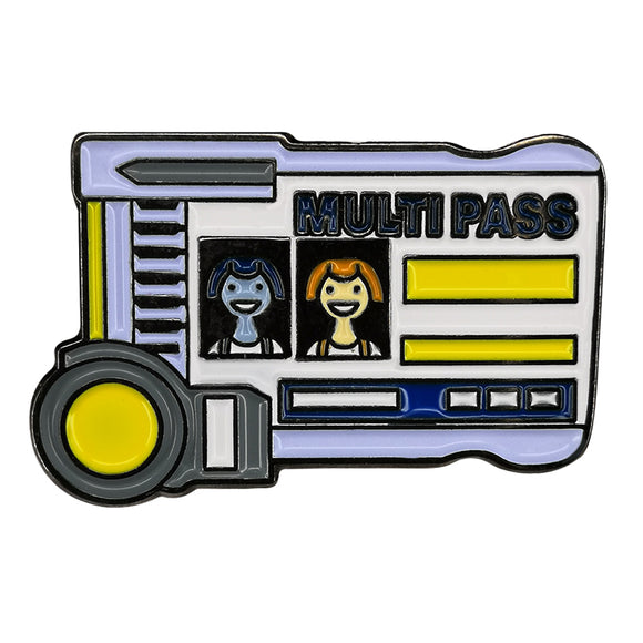 The Fifth Element Multipass Enamel Pin