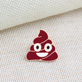Poop Emoji Enamel Pin